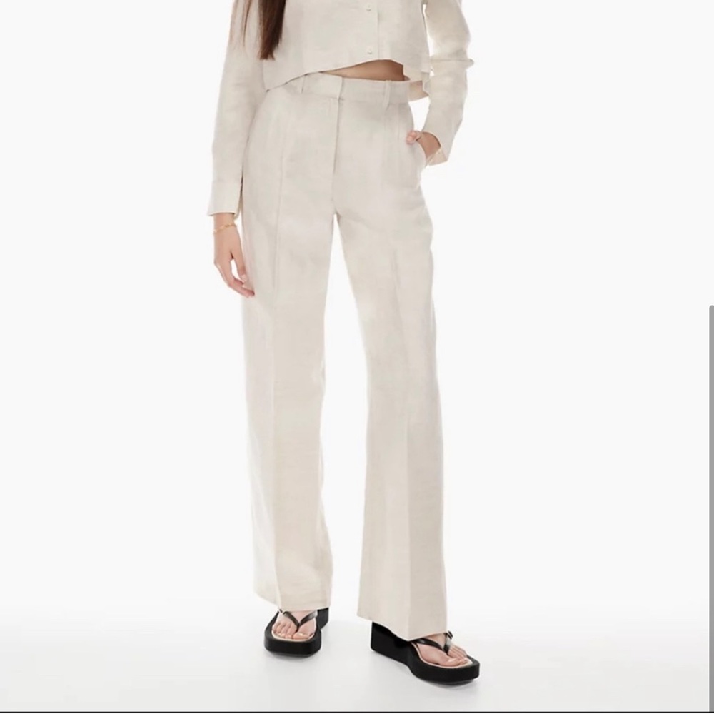 Aritzia Wilfred linen pants
